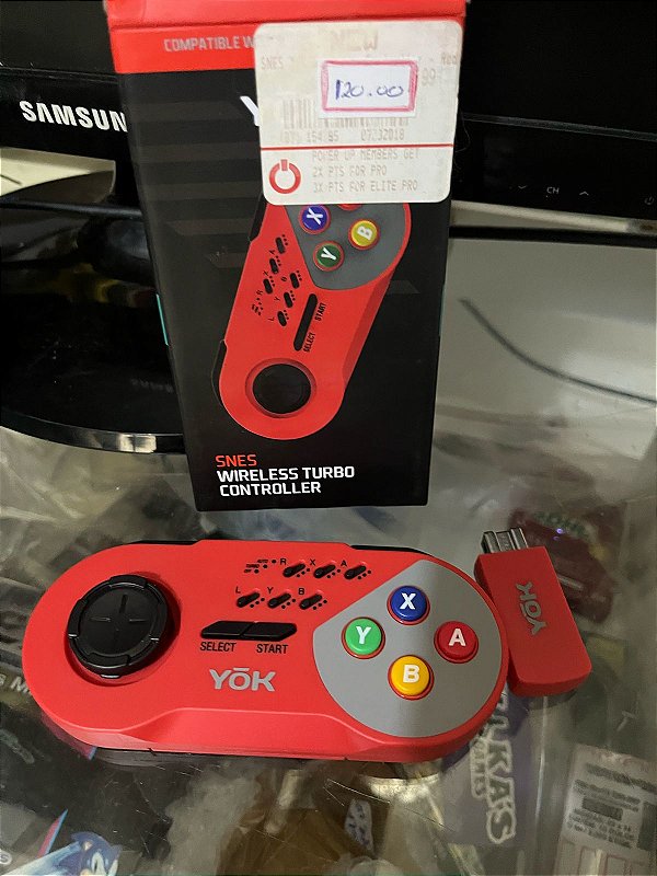 CONTROLE SEM FIO VERMELHO