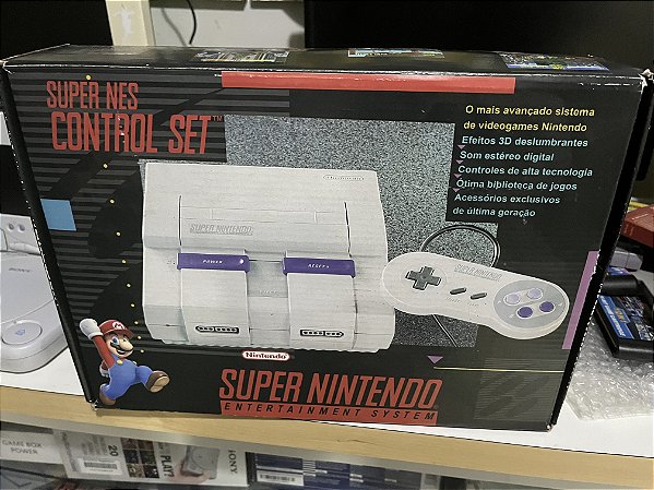 SUPER NINTENDO COM CAIXA