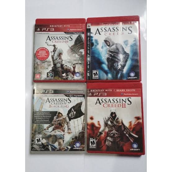 Assasines creed 1,2,3,4 PS3 combo