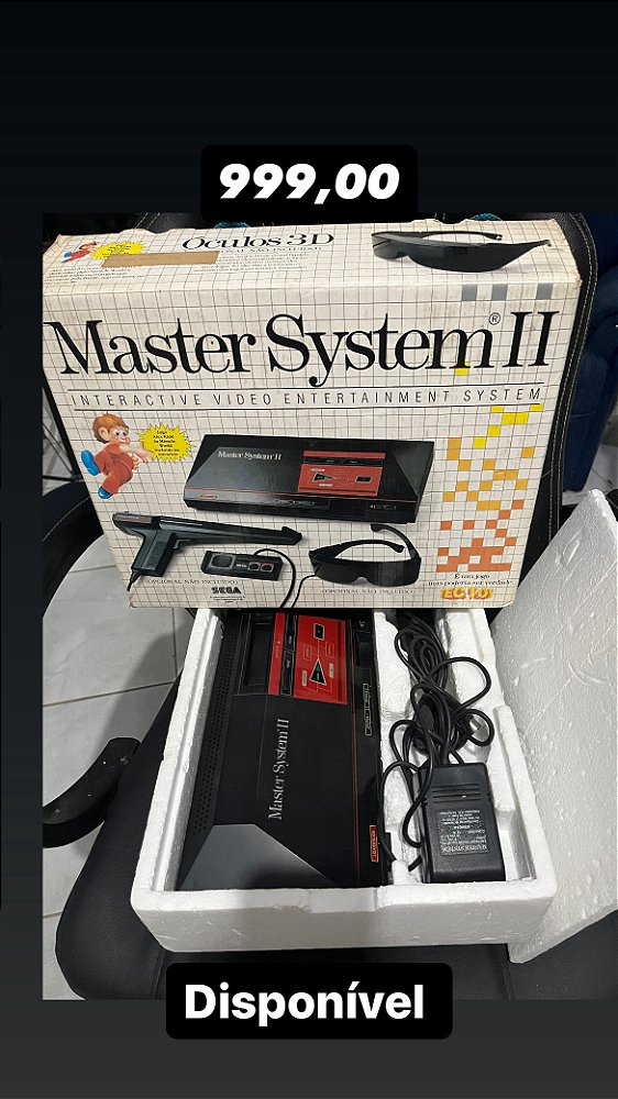 Master SYSTEM 2 na caixa