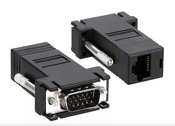 Adaptador Vga Macho X Rj45 Fêmea