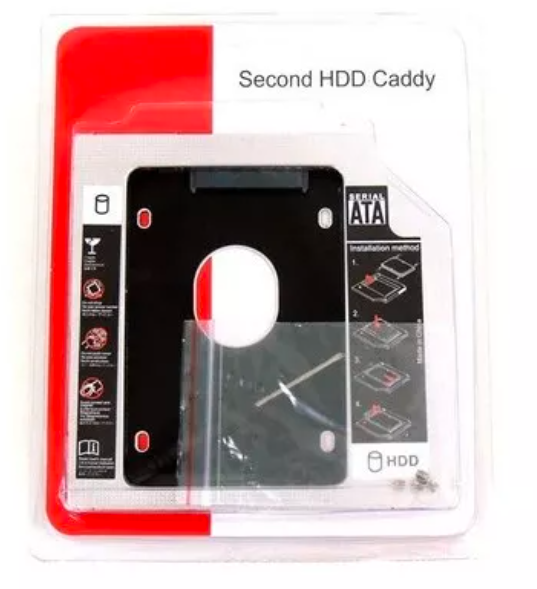 Adaptador HD Notebook Gaveta Drive DVD 9.5MM