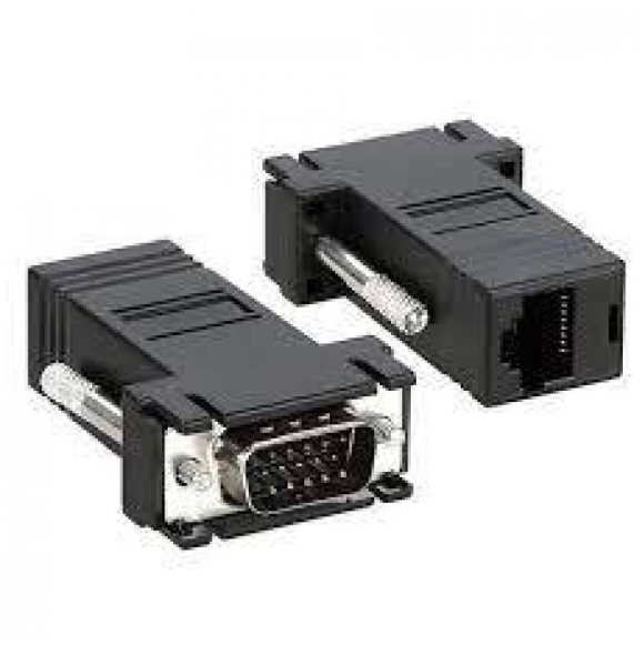 Adaptador VGA Macho RJ45 Cabo de Rede