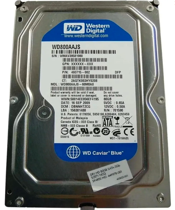 HD 80GB Sata