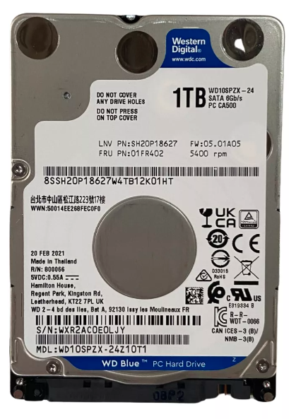 HD Western Digital 1TB WD10SPZX 6Gb/s