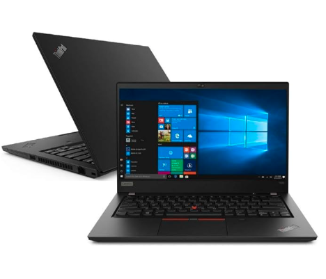 Notebook Lenovo Thinkpad T495 20NKS01W19 - Preto - AMD Ryzen PRO 5-3500U - RAM 8GB - SSD 256GB - Tela 14" - Windows 10 Pro