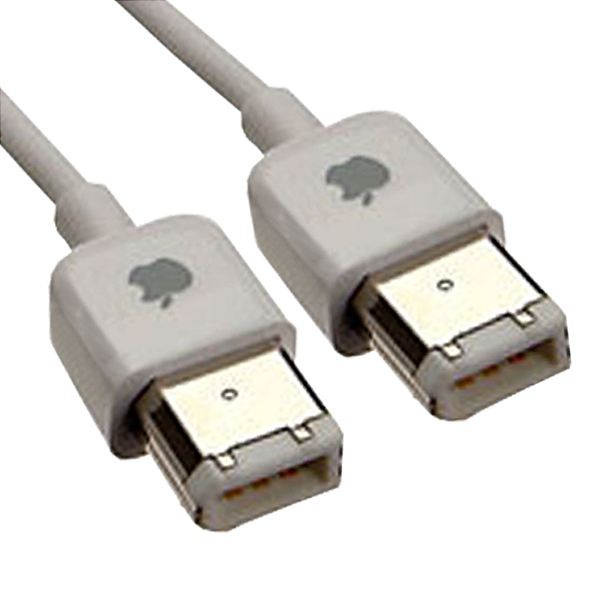 Cabo Thin FireWire Apple M8708G/A 6 pinos para 6 pinos