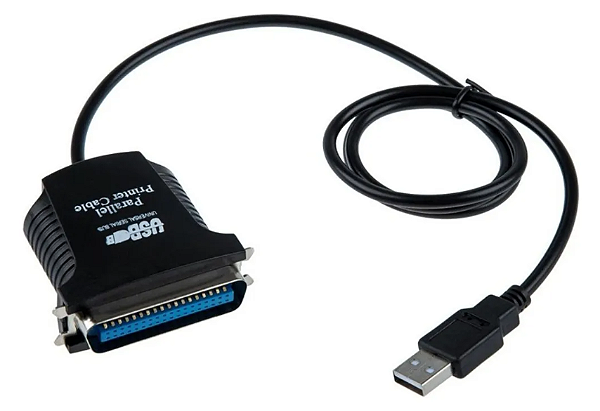 Cabo Conversor USB para Porta Paralela Centronics 36 Pinos - Lotus LT-1284