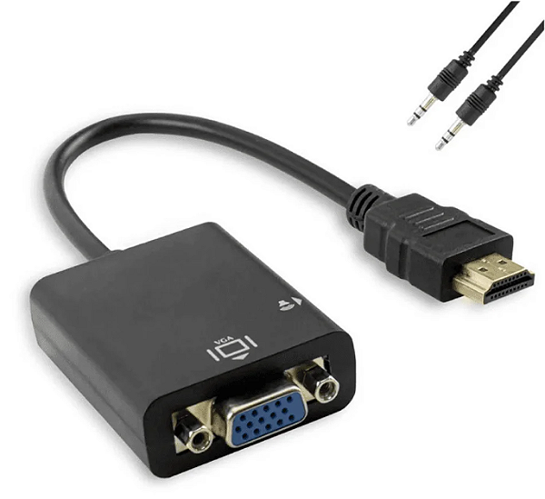 Cabo Conversor HDMI Para VGA