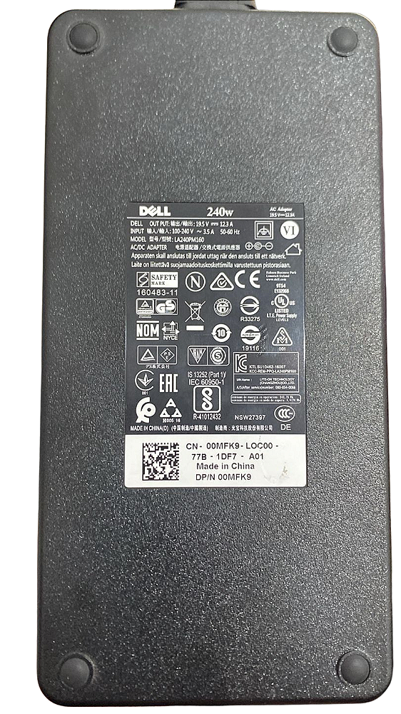 Fonte Dell Original 240w La240pm160 19.5v 12.3a