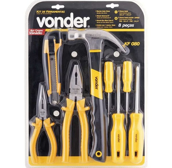 Jogo de Ferramentas K080 Vonder