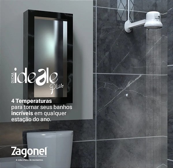 Ducha Zagonel Ideale Plus 127v