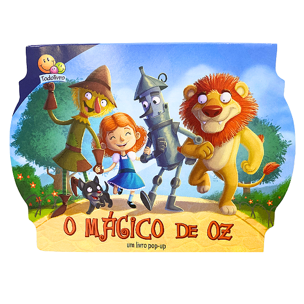 Livro Infantil Magico de Oz Em 3D Pou-up- Cartonado- TodoLivro