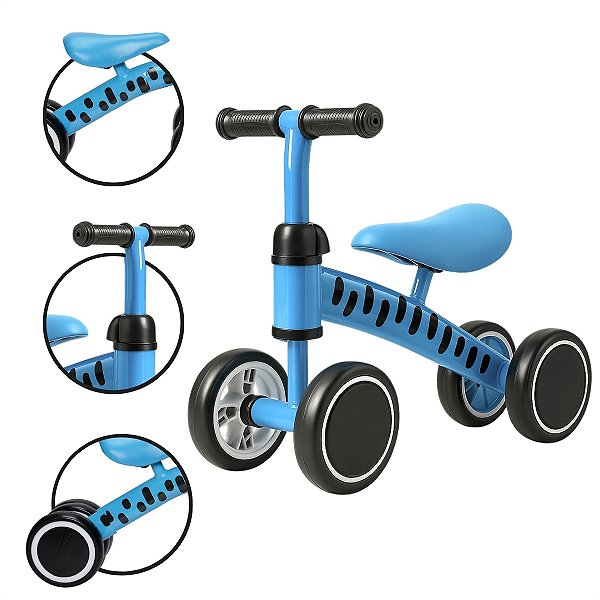 Andador 4 Rodas Sem Pedal