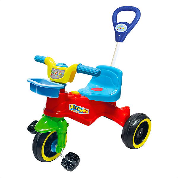 Triciclo Infantil com Haste Direcionável