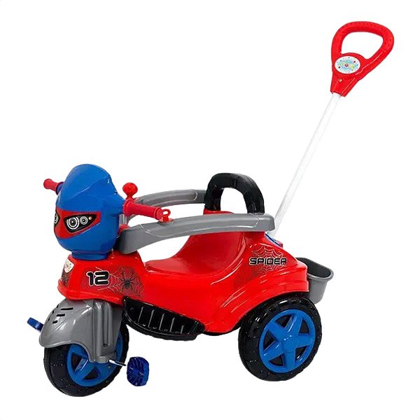 Carrinho de Passeio Triciclo com Pedal e Haste