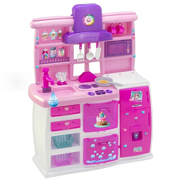 Mini Cozinha Infantil com Pia Realista e Acessórios Divertidos!