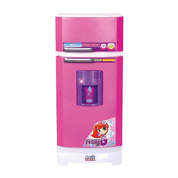 Mini Geladeira Infantil com Dispenser – Água de Verdade para Mais Diversão!