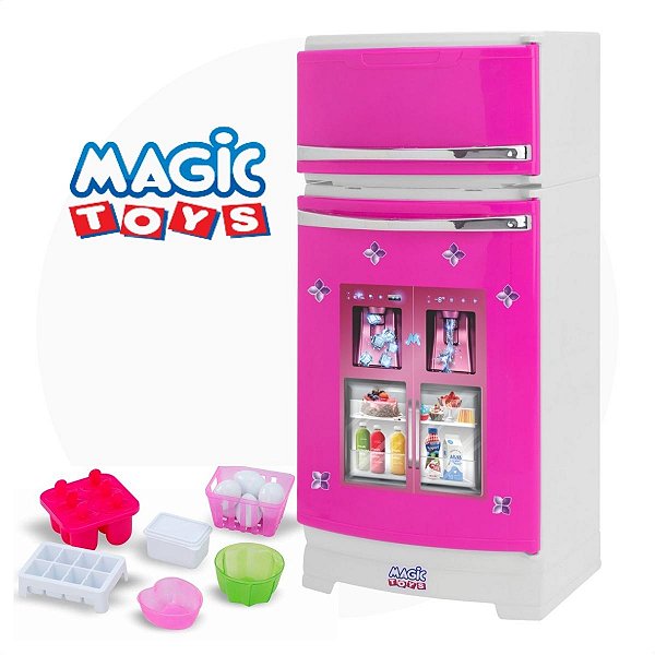 Geladeira Infantil com Utensílios
