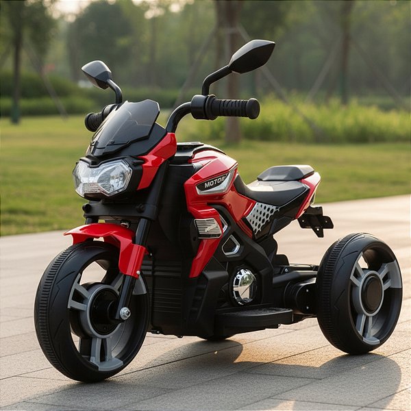Mini Moto Elétrica Infantil com Luzes e Sons