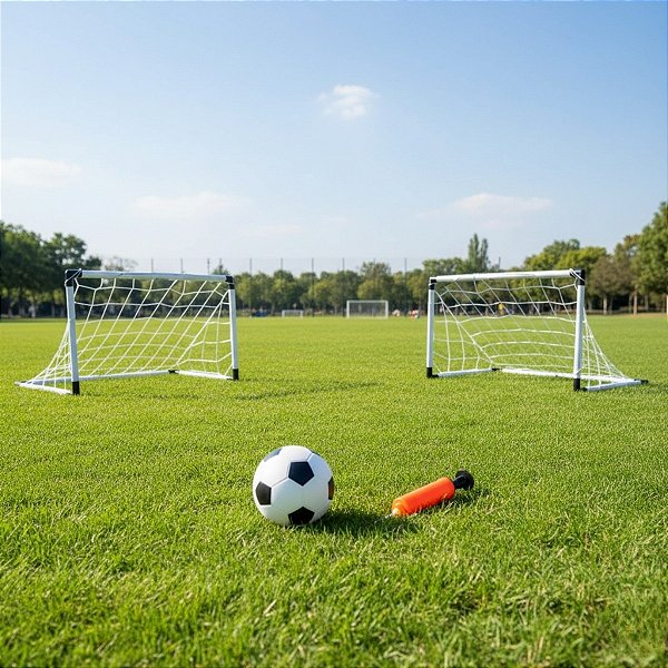 Kit Golzinho de Futebol com Duas Trave