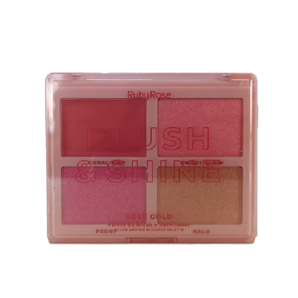Blush E Iluminador Blush Shine Rose Gold