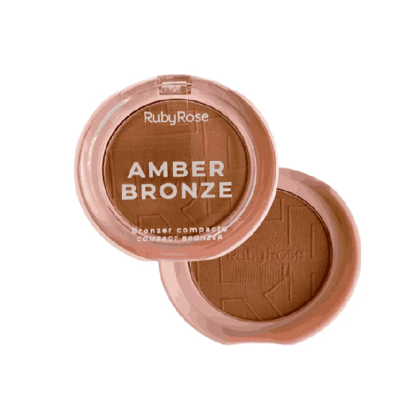Bronzer Compacto Amber Bronze (COR Sunburst) - Ruby Rose