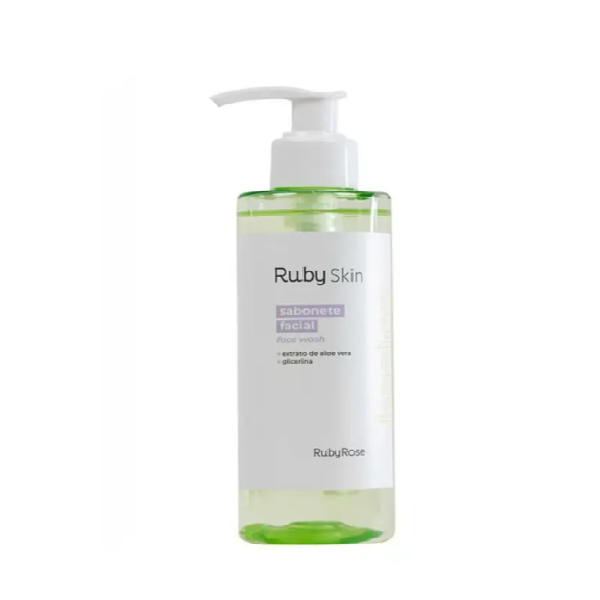 Sabonete Líquido Facial Face Wash Ruby Skin - Ruby Rose
