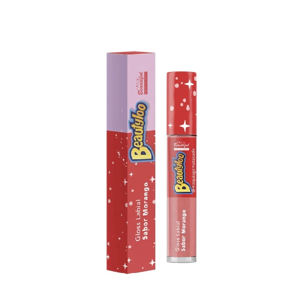 Gloss Labial Sabor Morango - Beautyloo