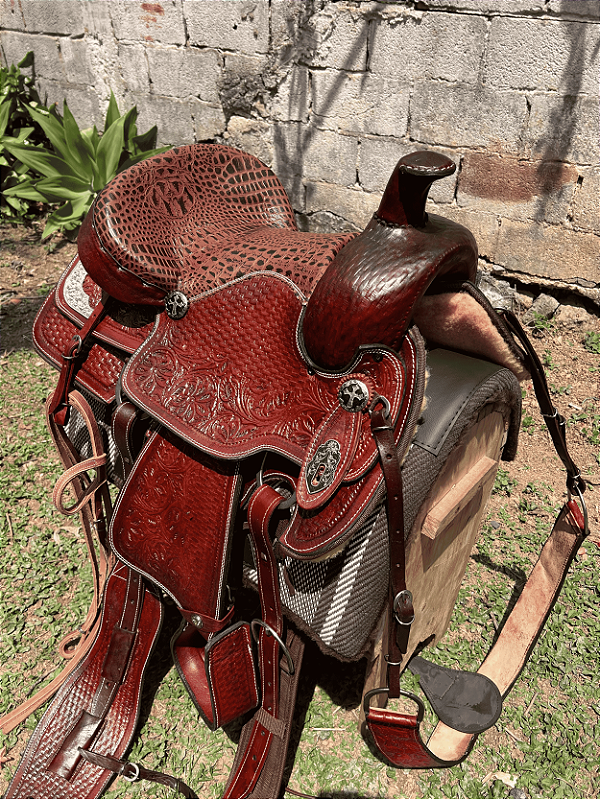 Sela Prova de Laço Espartano Luxo Completa + Manta QM Imports