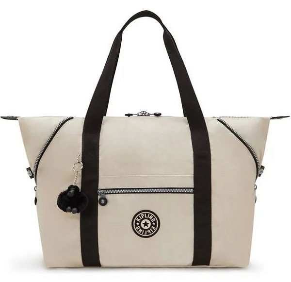 Bolsa Kipling Art M Back to Beige H Bege