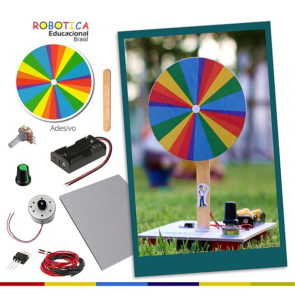 Disco de Newton - Kit Educação Maker