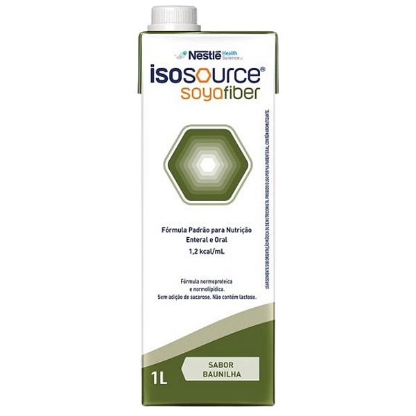 Isosource Soya Fiber 1L Nestlé Nutrição Enteral Normocalórica