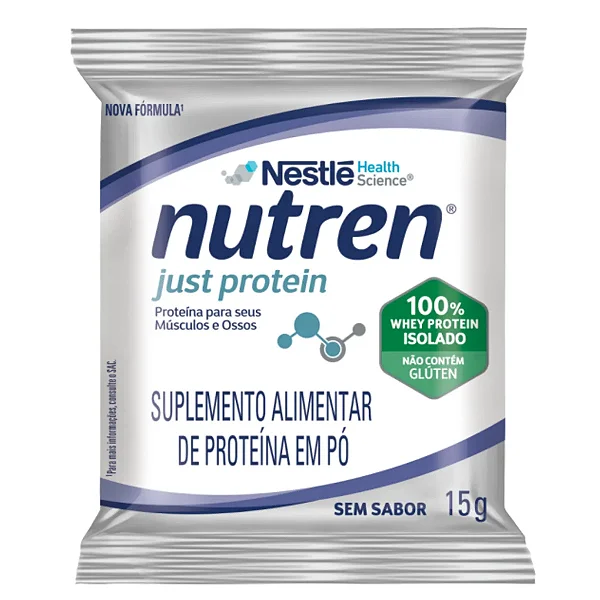 Nutren Just Protein 15G Nestlé Suplemento 100% Proteina Isolada