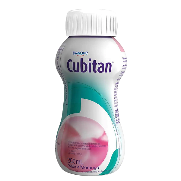 Cubitan Morango 200ML Danone Nutrição Enteral e Oral Hiperproteica
