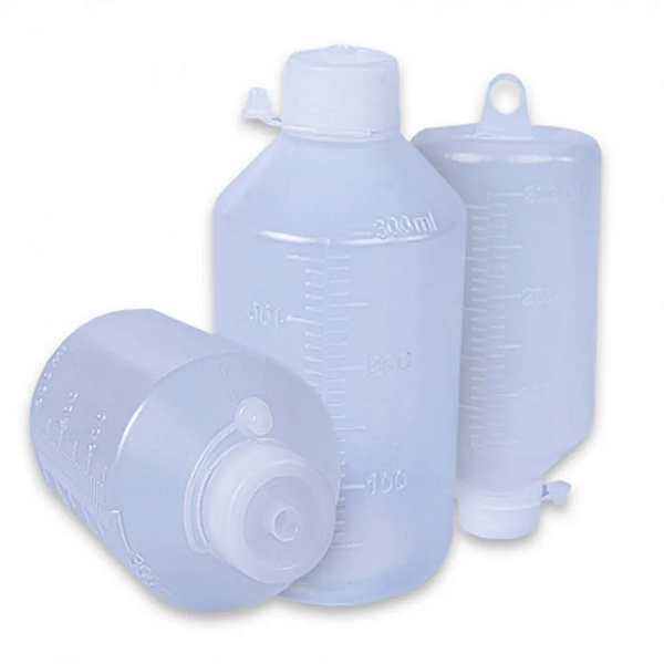 Frasco Descartável 300ML Nutrição Enteral e Água