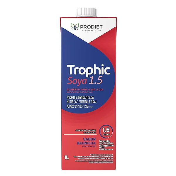 Trophic Soya 1.5 1L Prodiet Nutrição Enteral Hipercalórica