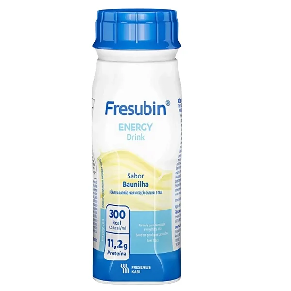 Fresubin Energy Drink Baunilha 200ml Fresenius Suplemento Hipercalórico