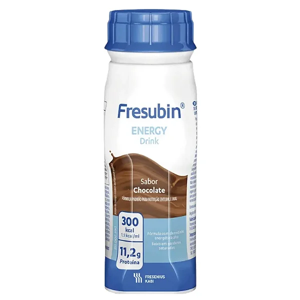 Fresubin Energy Drink Chocolate 200ml Fresenius Suplemento Hipercalórico