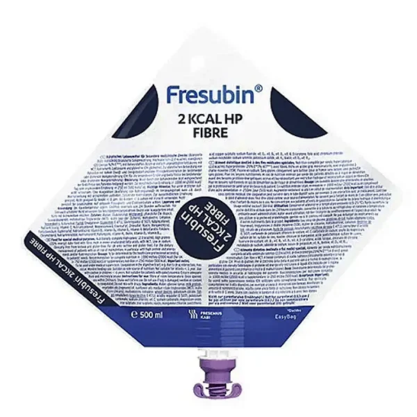 Fresubin 2 Kcal HP Fibre 500ml Fresenius Dieta Enteral Hipercalórica e Hiperproteica