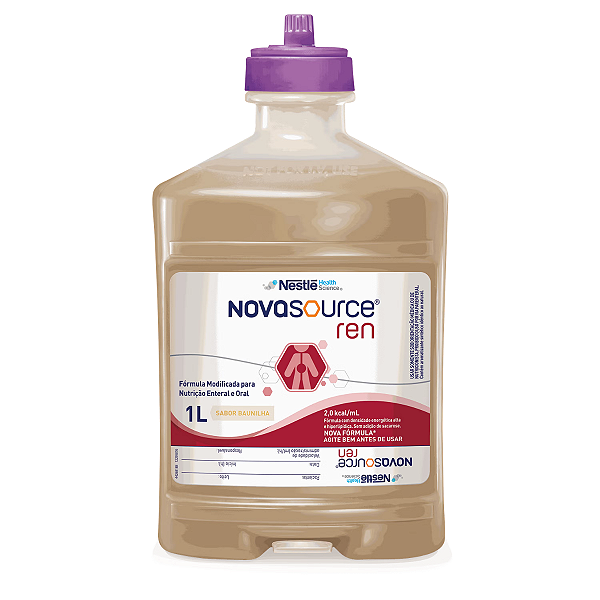 Novasource Ren SF 1L Nestlé Nutrição Enteral e Oral Hipercalórica