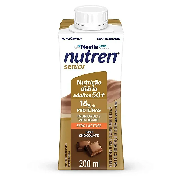Nutren Senior Chocolate 200ML Nestlé Complemento Alimentar