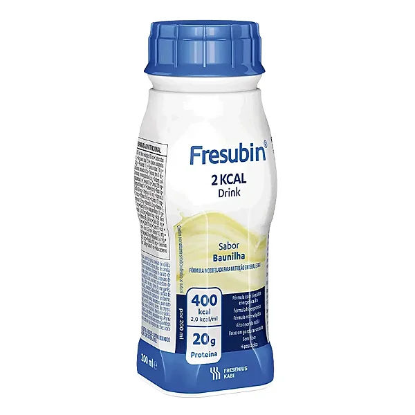 Fresubin 2 Kcal Drink Baunilha 200ml Fresenius Hipercalórico