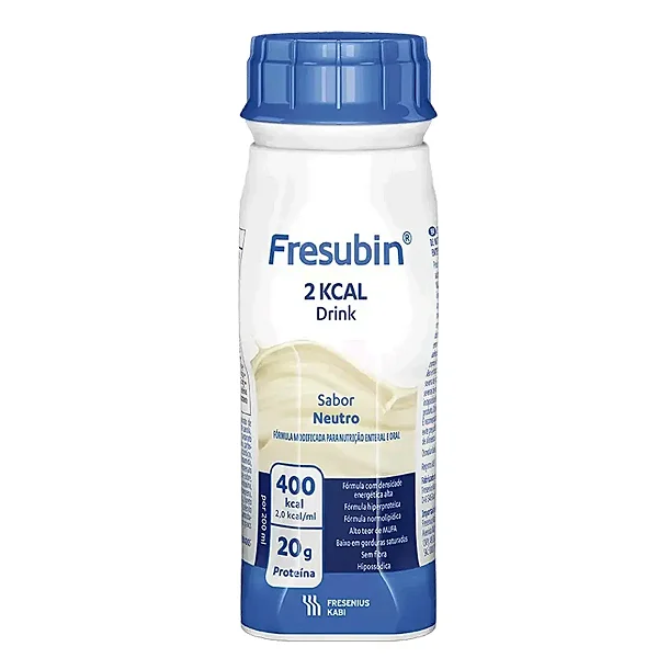 Fresubin 2 Kcal Drink Neutro 200ml Fresenius Hipercalórico