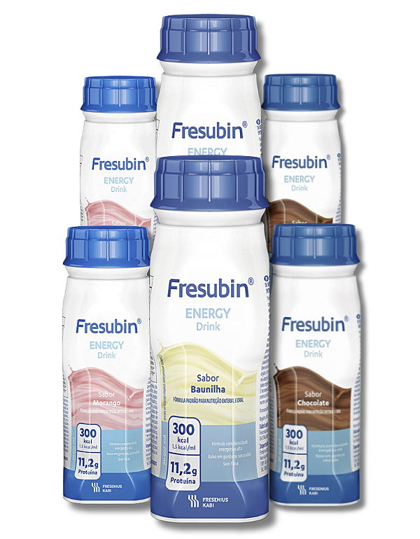 KIT 6 - FRESUBIN ENERGY DRINK 200ML FRESENIUS (SABORES VARIADOS)
