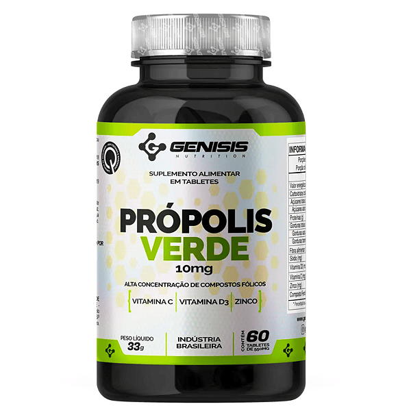 PRÓPOLIS VERDE 60 TABLETES IMUNIDADE NATURAL