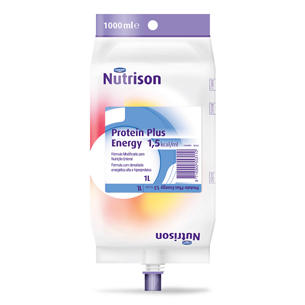 Nutrison Protein Plus Energy 1.5 1000ml Danone Dieta Enteral Hipercalórica e Hiperproteica