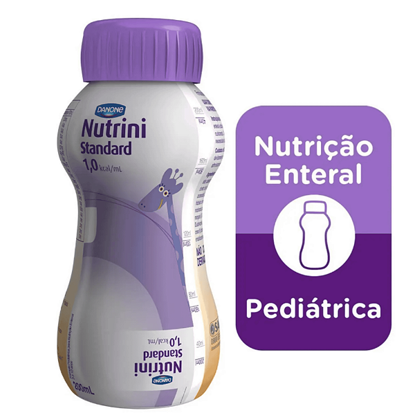 Nutrini Standard 200ml Danone Fórmula Pediátrica Nutrição Enteral Infantil