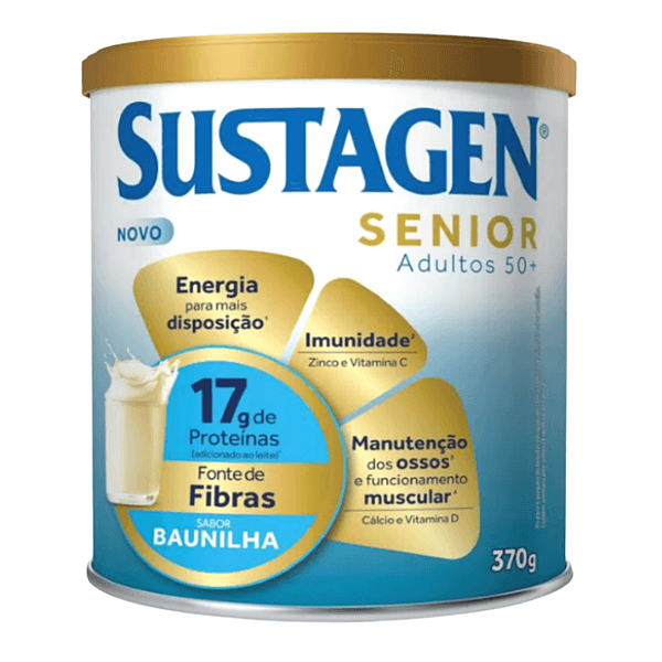 Sustagen Senior 50+ Baunilha 370g Mead Johnson Suplemento Alimentar em Pó