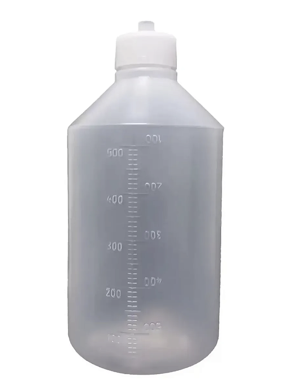 Frasco Descartável 500ML Nutrição Enteral e Água